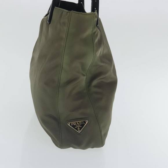 PRADA Tote Bag Nylon Khaki Auth bs19095 - Picture 3 of 16